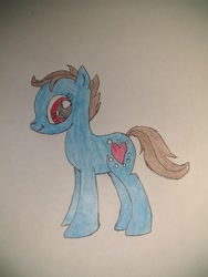 Size: 2448x3264 | Tagged: safe, anonymous artist, imported from derpibooru, oc, oc only, earth pony, pony, earth pony oc, solo, traditional art