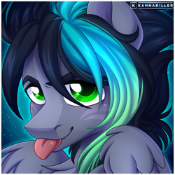 Size: 3000x3000 | Tagged: safe, artist:kannakiller, imported from derpibooru, oc, oc only, pegasus, pony, chest fluff, cute, digital art, fur, green eyes, language, looking at you, male, pegasus oc, solo, stallion, wings