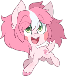 Size: 2148x2434 | Tagged: safe, artist:jetjetj, imported from derpibooru, oc, oc:strawberry cream, dracony, dragon, hybrid, chibi, female, simple background, solo, transparent background