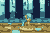 Size: 864x576 | Tagged: safe, artist:nitobit, imported from derpibooru, sunshower raindrops, bird, pegasus, pony, animated, female, gif, limited palette, mare, mud, pixel animation, pixel art, puddle, rain, solo, tree, wet, wet mane