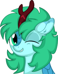 Size: 4104x5267 | Tagged: safe, artist:cyanlightning, imported from derpibooru, oc, oc only, oc:specter winter, kirin, .svg available, bust, ear fluff, male, simple background, solo, transparent background, vector