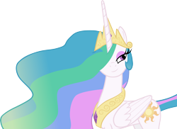Size: 3528x2569 | Tagged: safe, artist:cthulhuandyou, edit, imported from derpibooru, vector edit, princess celestia, pony, .svg available, bedroom eyes, eyeshadow, female, makeup, mare, simple background, solo, transparent background, vector