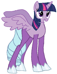 Size: 406x528 | Tagged: safe, artist:qjosh, imported from derpibooru, opaline arcana, twilight sparkle, alicorn, pony, spoiler:g5, spoiler:my little pony: make your mark, g5, pony to pony, simple background, transformation, transformation sequence, twilight sparkle (alicorn), white background