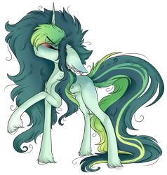 Size: 2833x2973 | Tagged: safe, artist:beamybutt, imported from derpibooru, oc, oc only, pony, unicorn, ear fluff, female, floppy ears, horn, mare, raised hoof, simple background, solo, transparent background, unicorn oc, unshorn fetlocks