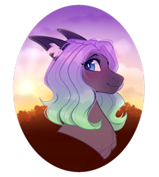 Size: 900x1000 | Tagged: safe, artist:purplegrim40, imported from derpibooru, oc, oc only, earth pony, pony, bust, ear fluff, earth pony oc, female, mare, simple background, smiling, solo, transparent background