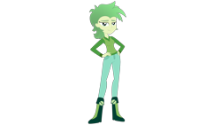 Size: 3840x2160 | Tagged: safe, artist:darkobsidian235, imported from derpibooru, oc, oc:keylime slice, human, equestria girls, base used, female, simple background, solo, transparent background