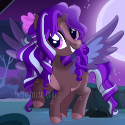 Size: 2712x2728 | Tagged: safe, artist:interstellar-quartz, imported from derpibooru, oc, oc:lightning sparkle, pegasus, pony, colored wings, eyeshadow, female, makeup, mare, solo, wings