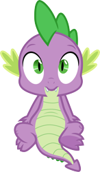 Size: 3000x5130 | Tagged: safe, artist:cloudy glow, imported from derpibooru, spike, dragon, father knows beast, .ai available, male, simple background, solo, transparent background, vector