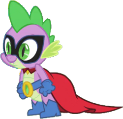 Size: 297x286 | Tagged: safe, artist:pascalmulokozi2, edit, edited screencap, imported from derpibooru, screencap, humdrum, spike, dragon, power ponies (episode), background removed, boots, clothes, gloves, male, power ponies, shoes, simple background, solo, transparent background
