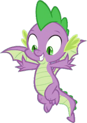 Size: 290x407 | Tagged: safe, artist:pascalmulokozi2, edit, edited screencap, imported from derpibooru, screencap, spike, dragon, molt down, background removed, flying, simple background, solo, transparent background, winged spike, wings