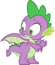 Size: 672x796 | Tagged: safe, artist:pascalmulokozi2, edit, edited screencap, imported from derpibooru, screencap, spike, dragon, molt down, background removed, male, simple background, solo, transparent background, winged spike, wings