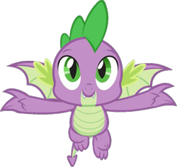 Size: 779x735 | Tagged: safe, artist:pascalmulokozi2, edit, edited screencap, imported from derpibooru, screencap, spike, dragon, molt down, background removed, flying, male, simple background, solo, transparent background, winged spike, wings
