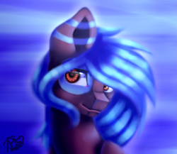 Size: 2631x2280 | Tagged: safe, artist:prettyshinegp, imported from derpibooru, oc, oc only, earth pony, pony, abstract background, bust, earth pony oc, male, signature, solo, stallion