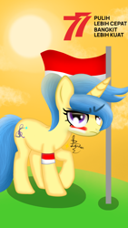 Size: 1440x2560 | Tagged: safe, artist:farhan1250, imported from derpibooru, oc, oc only, oc:starlightmelody, pony, unicorn, solo