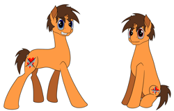 Size: 2500x1600 | Tagged: safe, artist:mindstormproductions, imported from derpibooru, oc, oc only, oc:charming shadow, pony, unicorn, broken horn, horn, male, simple background, solo, stallion, white background