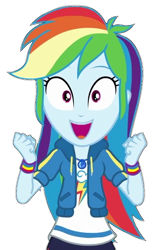 Size: 437x689 | Tagged: safe, artist:marcoequestrian98, edit, edited screencap, imported from derpibooru, screencap, rainbow dash, human, equestria girls, equestria girls series, the last day of school, background removed, female, not a vector, open mouth, simple background, solo, transparent background