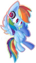 Size: 247x433 | Tagged: safe, artist:ultimatenightcore, imported from derpibooru, rainbow dash, pegasus, pony, female, pixel art, simple background, solo, transparent background