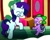 Size: 330x263 | Tagged: safe, artist:rainbrony, imported from derpibooru, rarity, spike, dragon, pony, unicorn, duo, eyes closed, friday night funkin', funkin' is magic, happy, lidded eyes