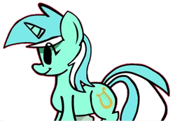 Size: 720x497 | Tagged: safe, artist:rainbrony, edit, imported from derpibooru, vector edit, lyra heartstrings, pony, unicorn, friday night funkin', happy, simple background, smiling, solo, transparent background, vector, walking