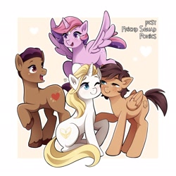 Size: 2048x2048 | Tagged: safe, artist:applesartt, imported from derpibooru, alicorn, earth pony, pegasus, pony, unicorn, adora, bow, catra, glimmer, masters of the universe, ponified, she-ra and the princesses of power