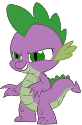 Size: 2000x3040 | Tagged: safe, artist:ponygamer2020, imported from derpibooru, spike, dragon, the mean 6, clone, ears, evil grin, evil laugh, evil spike, grin, laughing, male, mean spike, meanified, narrowed eyes, simple background, smiling, solo, standing, tail, transparent background, vector, what if
