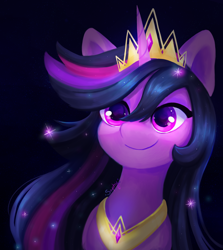 Size: 5344x6000 | Tagged: safe, artist:saphypone, imported from derpibooru, twilight sparkle, alicorn, pony, absurd file size, absurd resolution, bust, crown, cute, female, jewelry, mare, peytral, portrait, regalia, solo, twiabetes, twilight sparkle (alicorn)