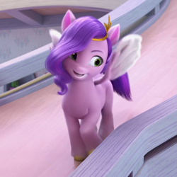 Size: 745x745 | Tagged: safe, imported from derpibooru, screencap, pipp petals, pegasus, pony, spoiler:my little pony: make your mark, cropped, female, g5, mare, my little pony: make your mark, my little pony: make your mark chapter 1, solo