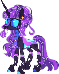 Size: 2132x2651 | Tagged: safe, artist:kurosawakuro, imported from derpibooru, oc, changepony, hybrid, base used, drool, parents:twisalis, simple background, solo, transparent background