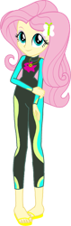 Size: 369x1167 | Tagged: safe, artist:tajohnson6, imported from derpibooru, fluttershy, human, equestria girls, equestria girls series, forgotten friendship, clothes, eqg promo pose set, female, looking at you, sandals, simple background, solo, swimsuit, transparent background, wetsuit