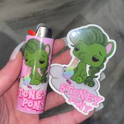 Size: 300x300 | Tagged: artist needed, safe, imported from derpibooru, oc, oc only, oc:stoney poney, earth pony, human, pony, bloodshot eyes, bong, cloud, drugs, female, funko pop!, irl, irl human, lighter, mare, marijuana, on a cloud, photo, sitting, sitting on a cloud, text