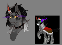 Size: 5512x3937 | Tagged: safe, artist:louyalpha, imported from derpibooru, king sombra, pony, unicorn, king, kingsombra, solo