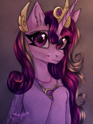 Size: 3120x4160 | Tagged: safe, artist:jsunlight, imported from derpibooru, princess cadance, alicorn, pony, absurd file size, high res, looking at you, smiling, solo