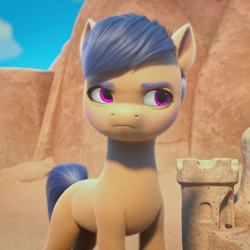 Size: 1080x1080 | Tagged: safe, imported from derpibooru, screencap, earth pony, pony, spoiler:my little pony: make your mark, background pony, beach breeze, cropped, g5, my little pony: make your mark, my little pony: make your mark chapter 1, solo