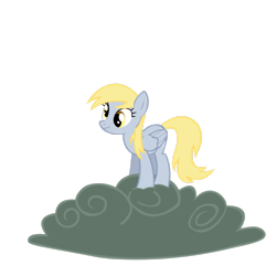 Size: 2449x2449 | Tagged: safe, artist:elboufon, imported from derpibooru, derpy hooves, pegasus, pony, the last roundup, cloud, female, high res, mare, simple background, solo, transparent background, vector