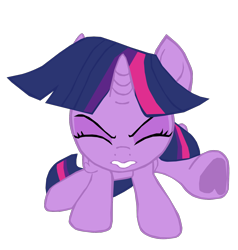 Size: 1280x1342 | Tagged: safe, artist:benpictures1, imported from derpibooru, twilight sparkle, alicorn, pony, my little pony: the movie, cute, eyes closed, female, frog (hoof), gritted teeth, inkscape, mare, simple background, solo, teeth, transparent background, twiabetes, twilight sparkle (alicorn), underhoof, vector
