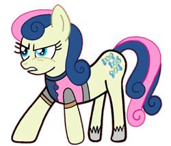Size: 640x548 | Tagged: safe, artist:darlycatmake, imported from derpibooru, bon bon, sweetie drops, earth pony, pony, angry, battle stance, battle suit, glare, knight, ready to fight, simple background, solo, transparent background