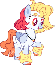 Size: 1596x1879 | Tagged: safe, artist:kurosawakuro, imported from derpibooru, oc, pegasus, pony, base used, clothes, female, leg warmers, mare, offspring, parent:blossomforth, parent:bulk biceps, simple background, solo, transparent background