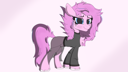 Size: 3840x2160 | Tagged: safe, alternate version, artist:straighttothepointstudio, imported from derpibooru, oc, oc only, oc:materlia harvest, earth pony, pony, blue eyes, chest fluff, clothes, digital art, ear fluff, earth pony oc, female, freckles, g5, happy, looking at you, mare, skirt, smiling, smiling at you, solo, sweater, turtleneck, unshorn fetlocks