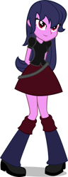 Size: 555x1439 | Tagged: safe, artist:deathnyan, imported from derpibooru, oc, oc only, human, equestria girls, boots, shoes, simple background, solo, transparent background