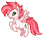 Size: 63x56 | Tagged: safe, artist:kannakiller, imported from derpibooru, oc, oc only, oc:celestial flower, pegasus, pony, base used, female, green eyes, icon, mare, pegasus oc, pink hair, pixel art, simple background, solo, white background, wings