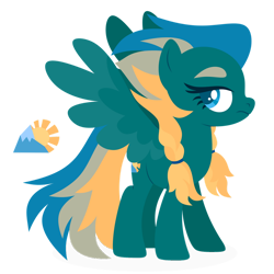 Size: 1024x1024 | Tagged: safe, artist:kabuvee, imported from derpibooru, oc, pegasus, pony, female, mare, simple background, solo, transparent background