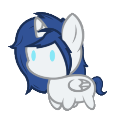 Size: 720x720 | Tagged: safe, artist:jamextreme140, imported from derpibooru, oc, oc only, oc:prince nova, alicorn, pony, alicorn oc, animated, blinking, chibi, commission, gif, horn, male, simple background, solo, stallion, transparent background, trotting, wings, ych animation, ych result, your character here