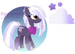 Size: 1024x747 | Tagged: safe, artist:kazziepones, imported from derpibooru, oc, oc only, oc:cloud, pegasus, pony, cover, female, mare, simple background, solo, transparent background