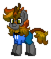 Size: 204x236 | Tagged: safe, artist:dematrix, imported from derpibooru, oc, oc only, oc:samoth kirineil, kirin, pony, pony town, clothes, male, pixel art, simple background, solo, transparent background