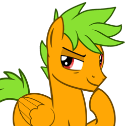 Size: 2048x2048 | Tagged: safe, artist:jamextreme140, imported from derpibooru, oc, oc only, oc:galder rust, pegasus, pony, base used, simple background, solo, thinking, transparent background