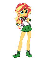 Size: 3072x4096 | Tagged: safe, artist:rollyagami02, imported from derpibooru, sunset shimmer, equestria girls, ami koshimizu, clothes, clothes swap, cosplay, costume, pixiv, sailor jupiter, sailor moon, simple background, solo, transparent background, voice actor joke