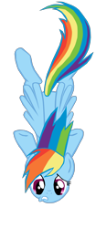 Size: 1280x3043 | Tagged: safe, artist:benpictures1, imported from derpibooru, rainbow dash, pegasus, pony, a dog and pony show, cute, dashabetes, falling, female, inkscape, mare, simple background, solo, transparent background, vector