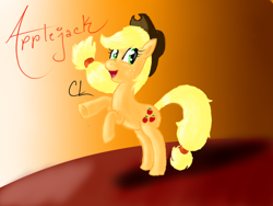 Size: 640x480 | Tagged: safe, artist:superjewishgoat, imported from derpibooru, applejack, earth pony, pony, 2013, applejack's hat, cowboy hat, female, hat, mare, old art, solo