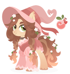 Size: 1024x1093 | Tagged: safe, artist:kabuvee, imported from derpibooru, oc, earth pony, pony, clothes, dress, female, hat, mare, simple background, solo, transparent background, witch hat