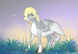 Size: 3300x2300 | Tagged: safe, artist:whitearbalest, imported from derpibooru, oc, oc only, oc:gray bird, pegasus, male, solo, stallion, standing, wings